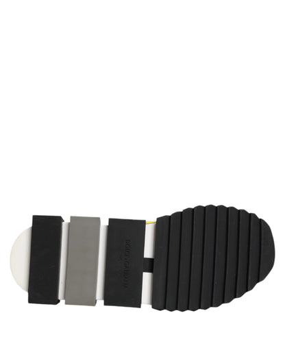 Sneakers basses Sorrento Dolce & Gabbana, logo jaune.