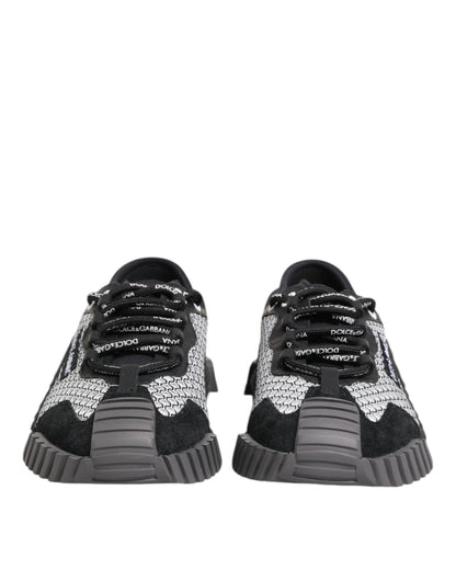 Dolce & Gabbana Multicolor Lace Up Low Top NS1 Sneakers Shoes