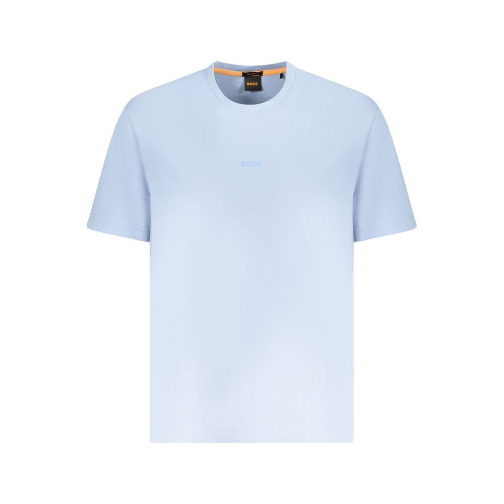 T-shirt homme en coton bleu Hugo Boss