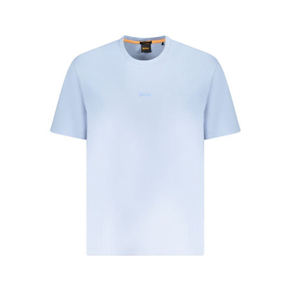 T-shirt homme en coton bleu Hugo Boss
