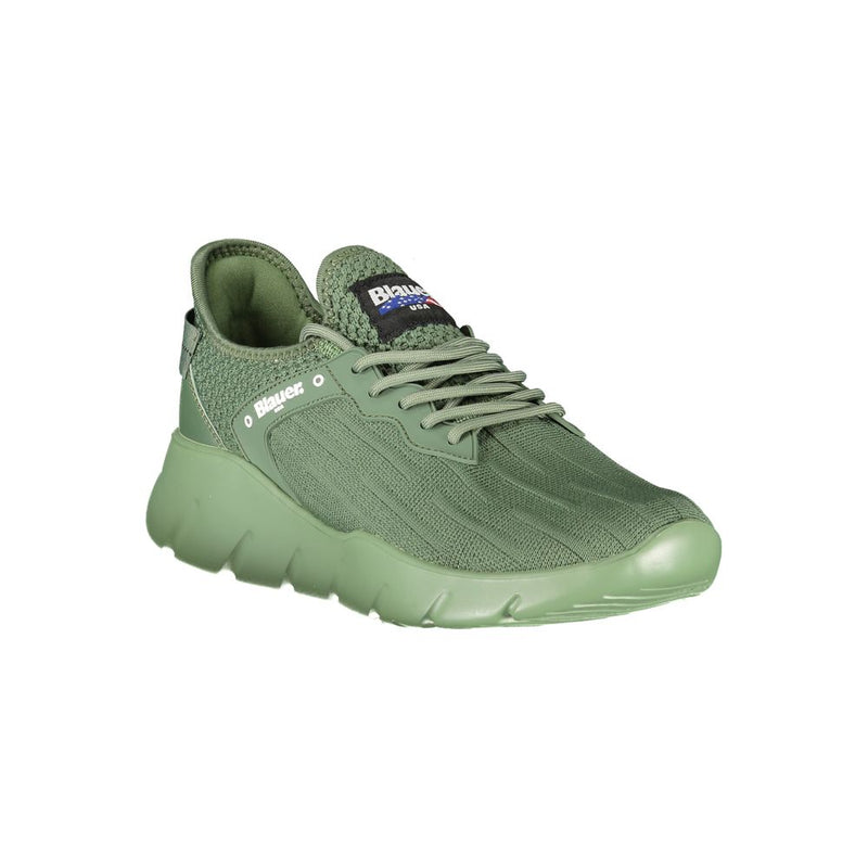 Blauer Green Polyester Men Sneaker - Urban Style Footwear