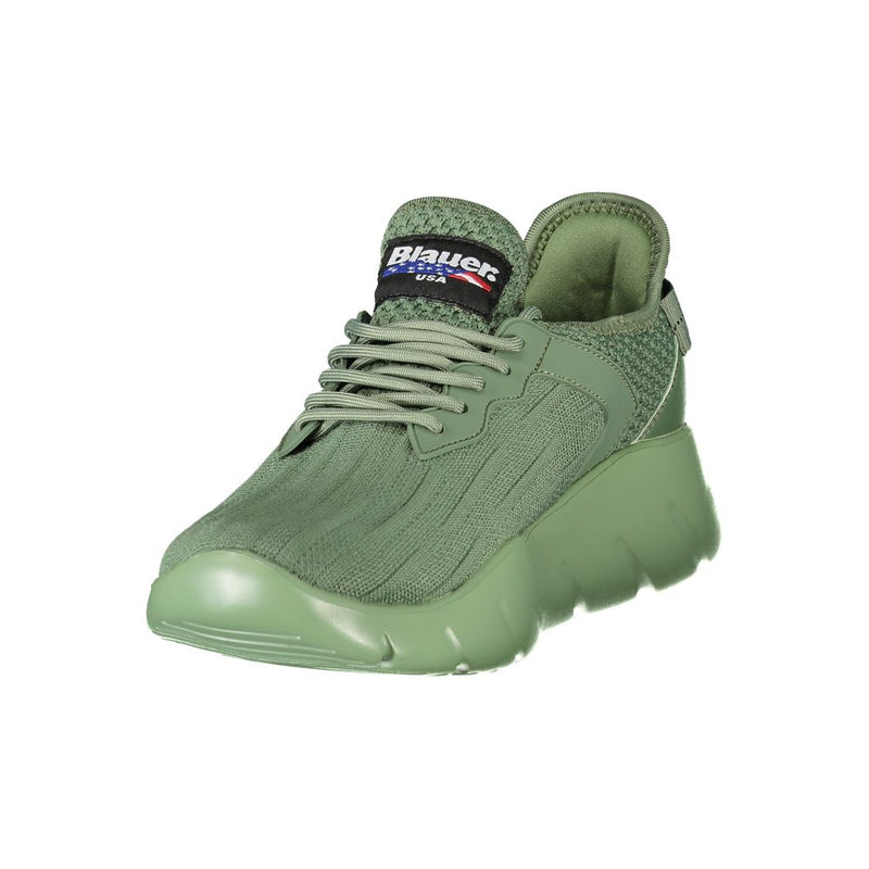 Blauer Green Polyester Men Sneaker - Urban Style Footwear