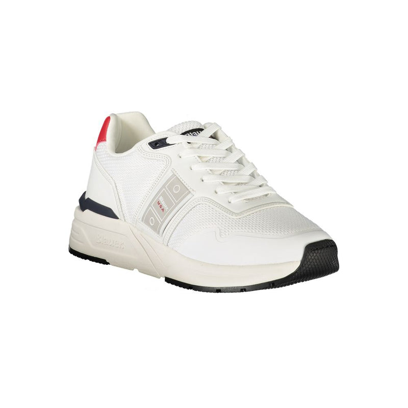 Blauer White Polyester Men Sneaker - Premium Athletic Footwear