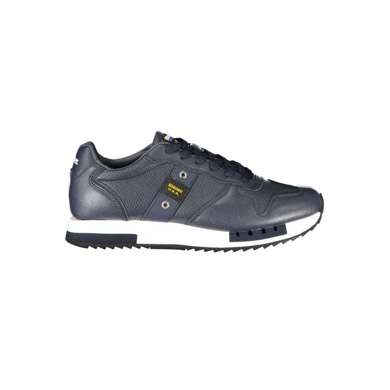 Blauer Blue Leather Men Sneaker - All-Day Comfort & Style