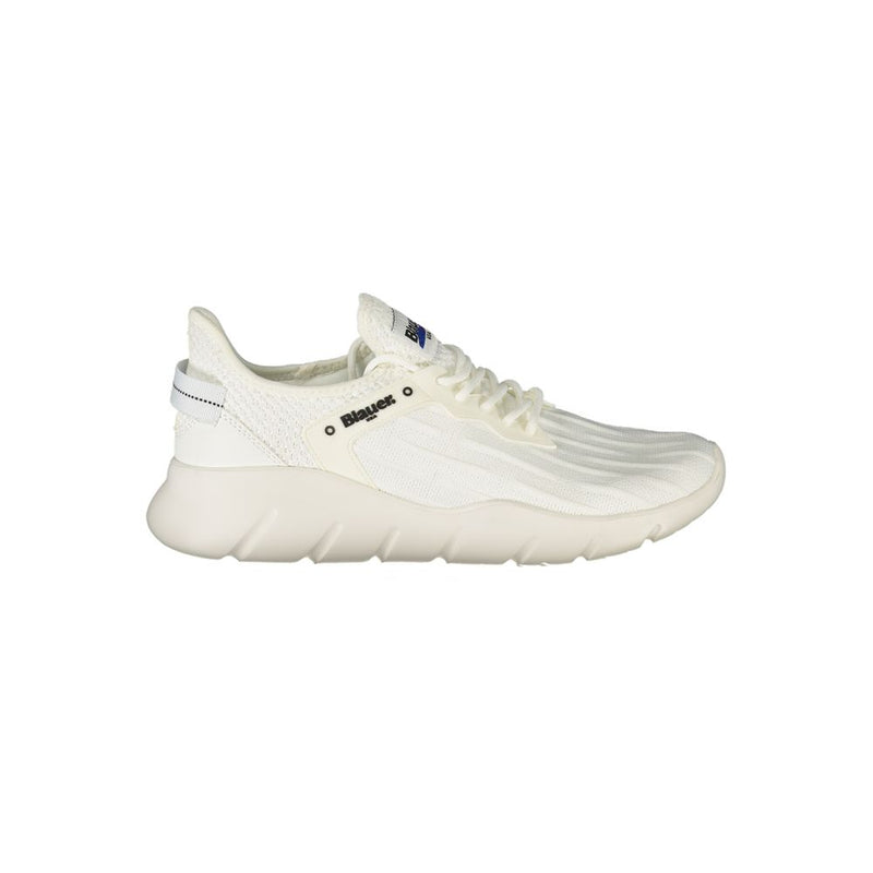 Blauer White Polyester Men Sneaker - Confort et Style