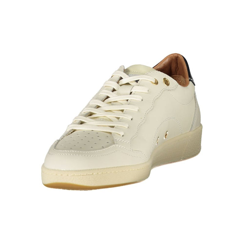 Blauer White Leather Men Sneaker - Élégant et Confortable