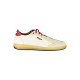 Blauer White Leather Men Sneaker - Stylish Athletic Footwear