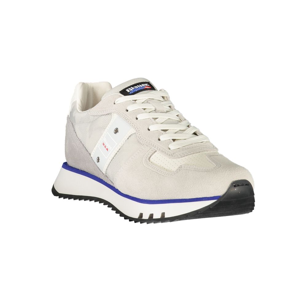 Blauer Gray Leather Men Sneaker - Stylish Athletic Footwear