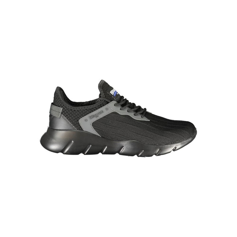 Blauer Black Polyester Men Sneaker - Athletic Style