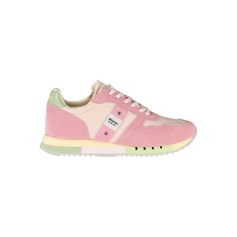 Blauer Pink Leather Women Sneaker - Chic Sport Style