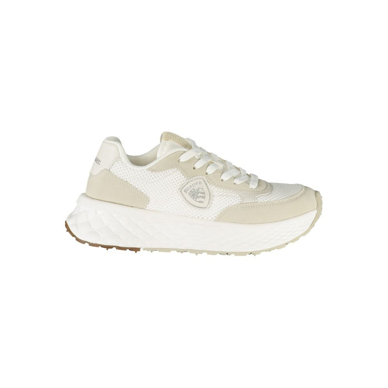 Blauer White Polyester Women Sneaker - Élégance et Confort
