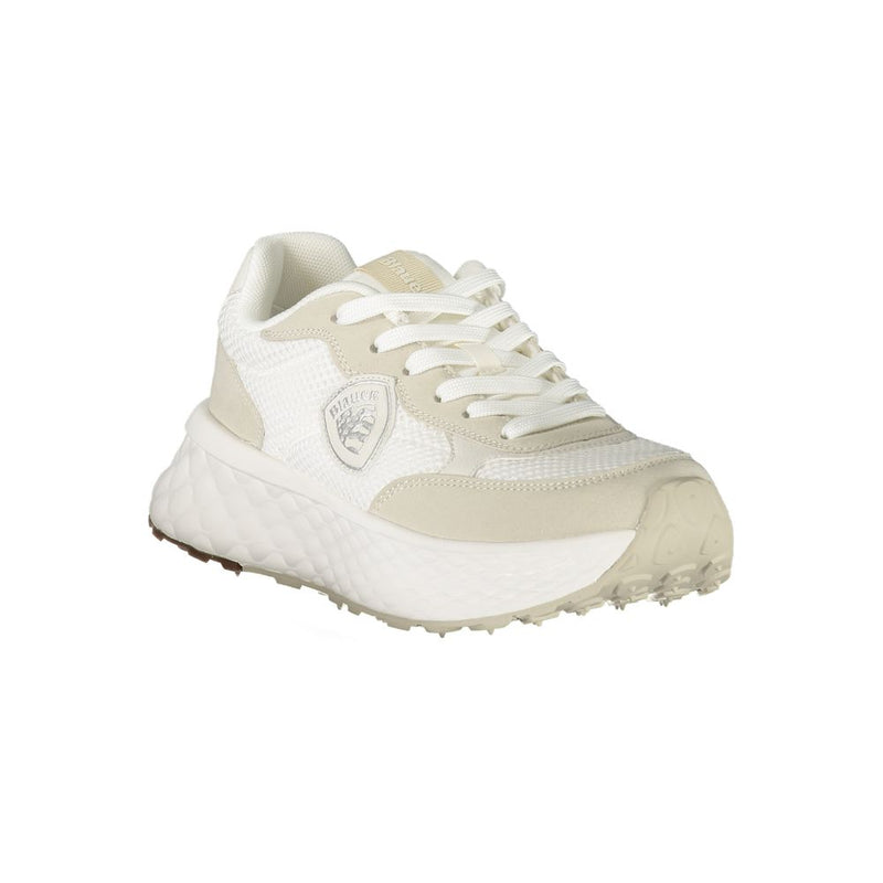 Blauer White Polyester Women Sneaker - Élégance et Confort