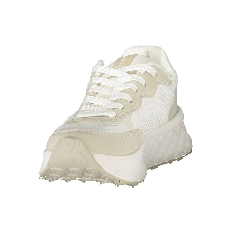 BLAUER White Polyurethane Women Sneaker - Stylish Comfort
