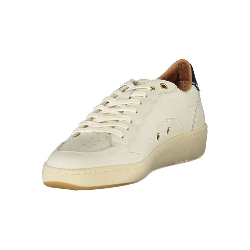 Blauer White Leather Women Sneaker - Stylish Comfort