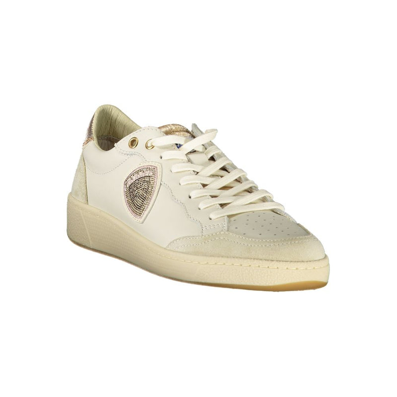 Blauer White Leather Women Sneaker - Chic & Comfortable