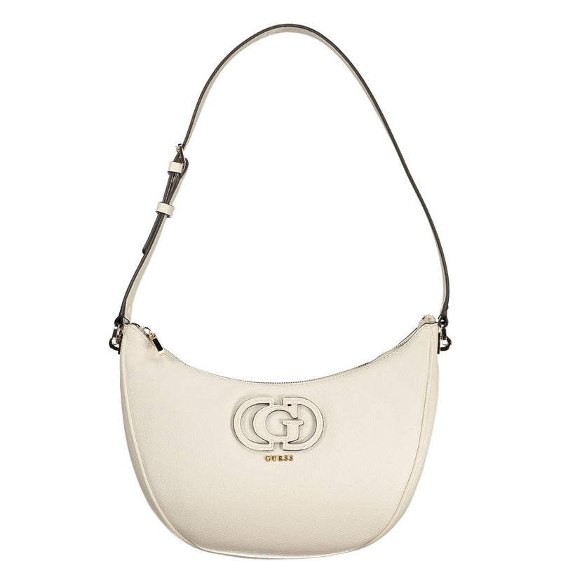 Guess Jeans Calebria White Handbag for Women - Élégante et Durable
