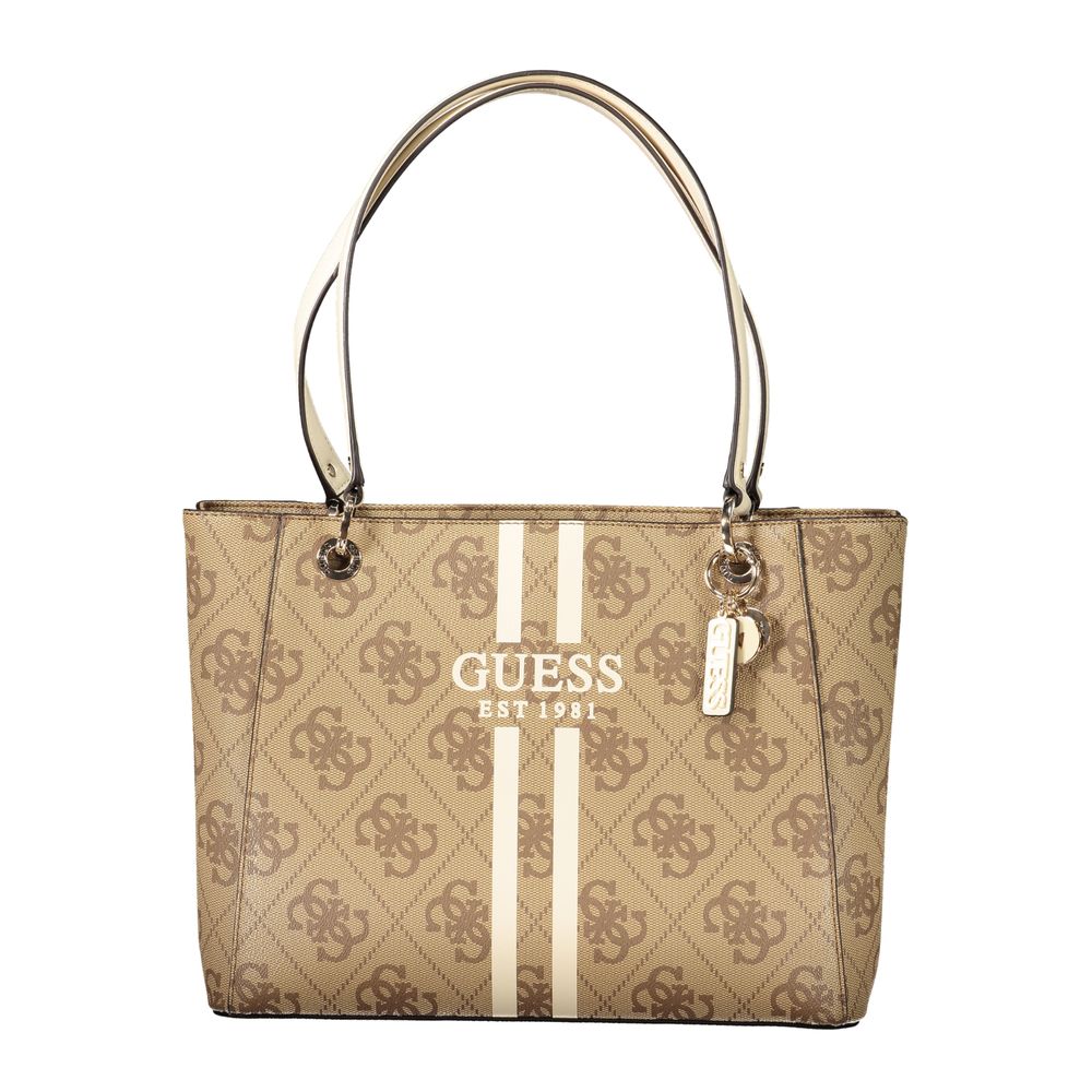 Sac à main Guess Jeans beige en polyéthylène pour femme