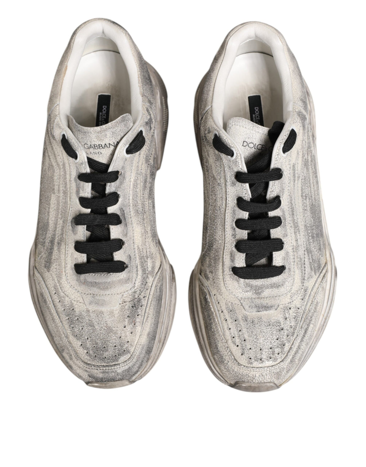 Dolce & Gabbana White Daymaster Low Top Sneakers for Men