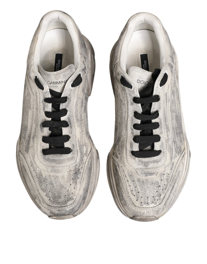 Dolce & Gabbana White Daymaster Low Top Sneakers for Men
