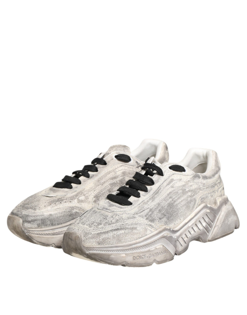Dolce & Gabbana White Daymaster Low Top Sneakers for Men