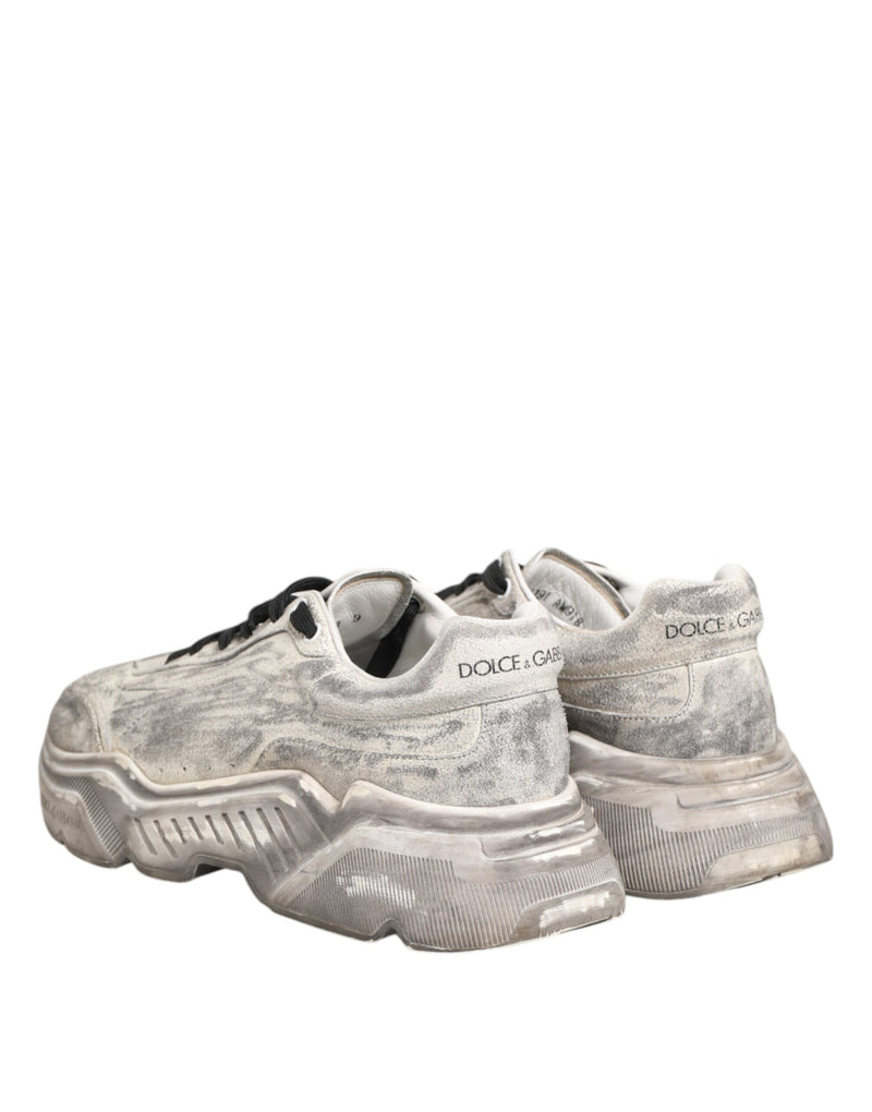 Dolce & Gabbana White Daymaster Low Top Sneakers for Men