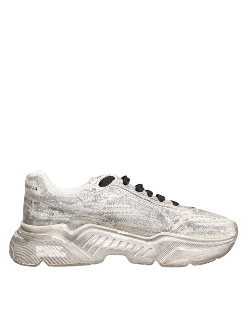 Dolce & Gabbana White Daymaster Low Top Sneakers for Men