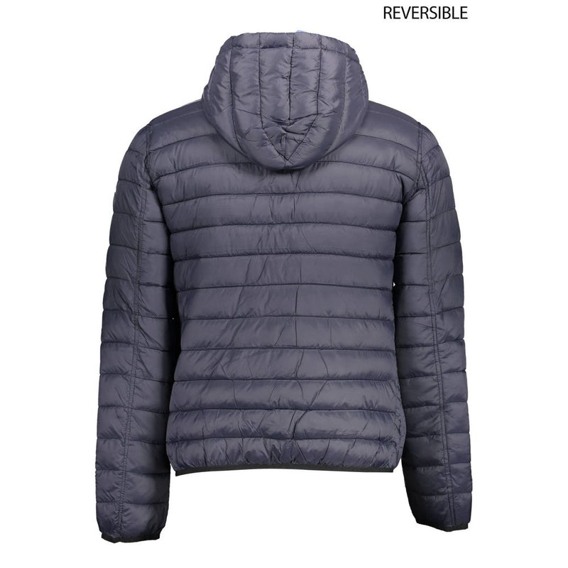 U.S. POLO ASSN. Blue Nylon Reversible Jacket for Men