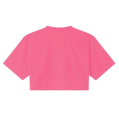 T-shirt femme en coton fuchsia Comme Des Fuckdown