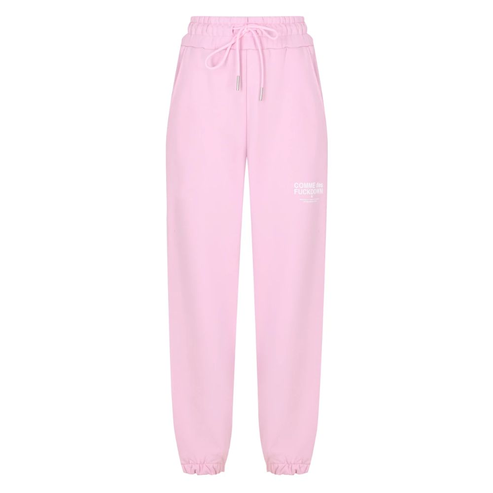 Pantalon de jogging pour femme en coton rose Comme Des Fuckdown