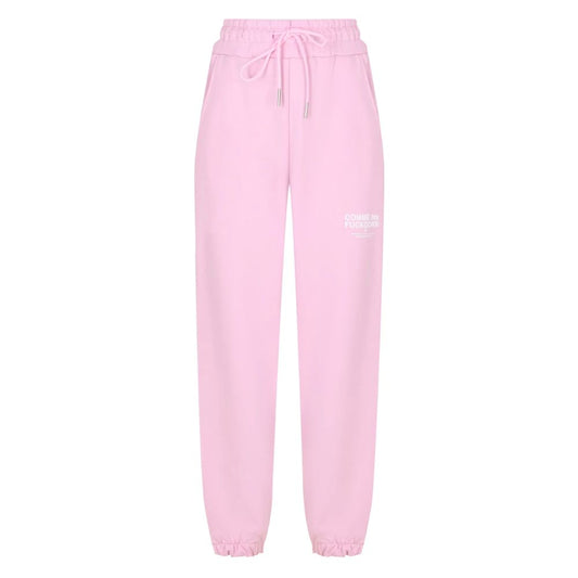 Pantalon de jogging pour femme en coton rose Comme Des Fuckdown