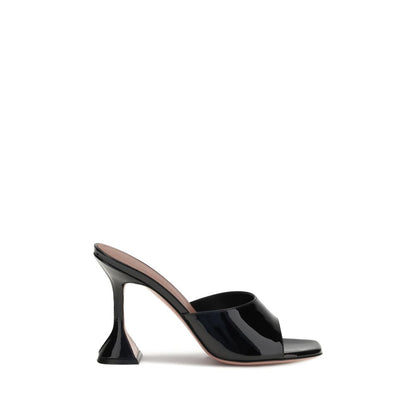 Sandales Lupita en cuir verni d'Amina Muaddi