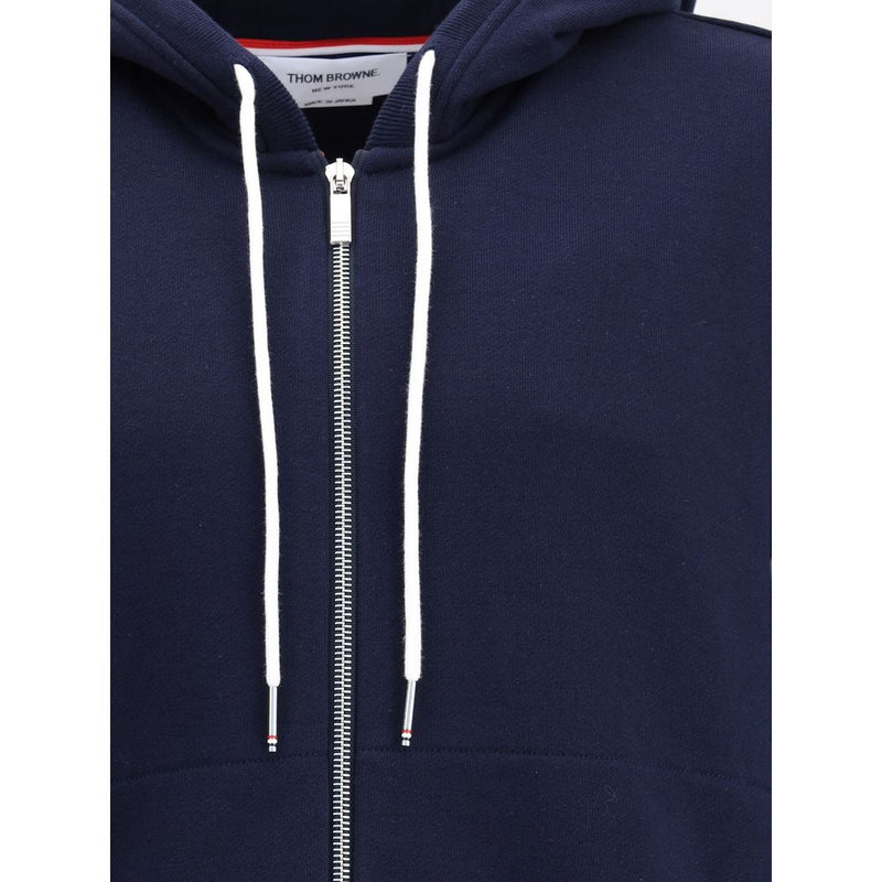 Thom Browne Cotton Hoodie - Iconic Style and Comfort