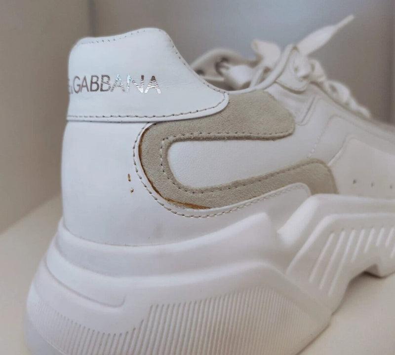 Dolce & Gabbana White Daymaster Low Top Men's Sneakers