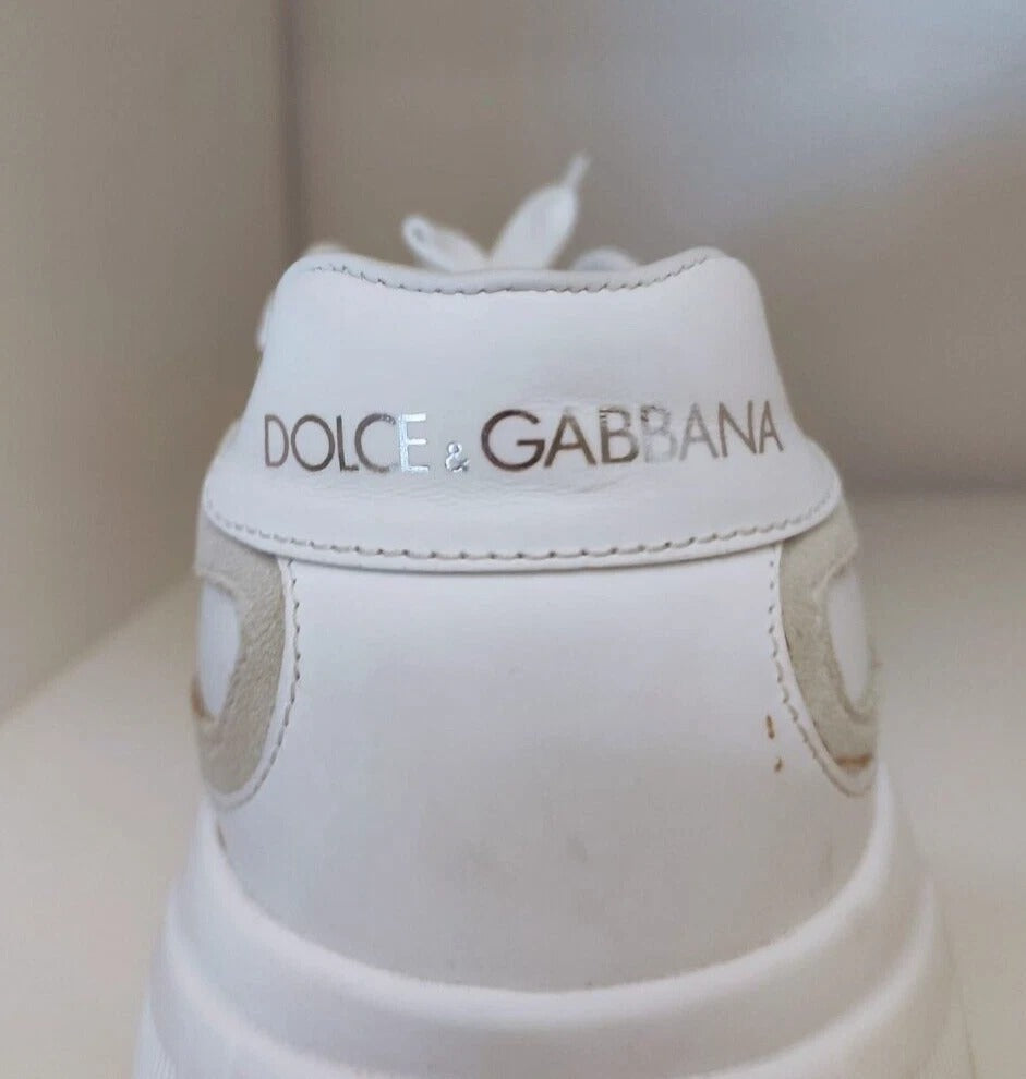 Dolce & Gabbana White Daymaster Low Top Men's Sneakers