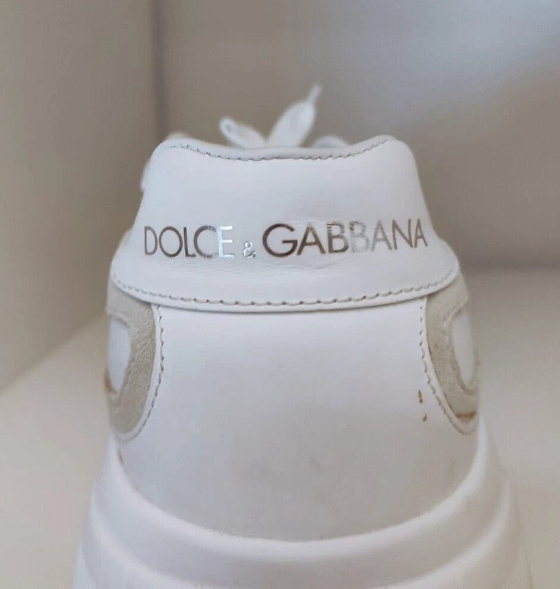 Dolce & Gabbana White Daymaster Low Top Men's Sneakers