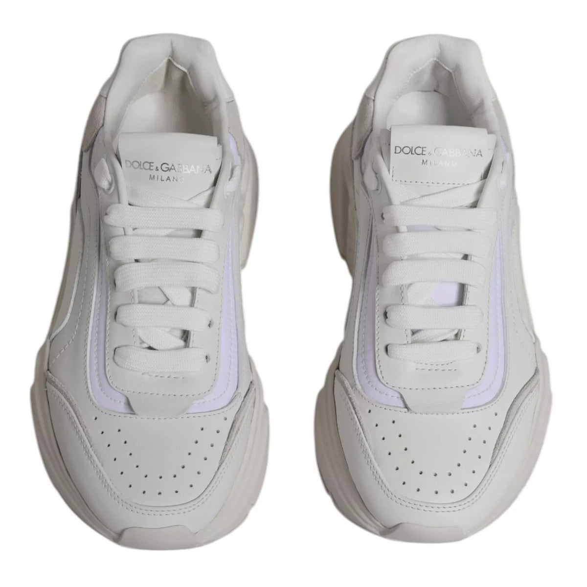 Dolce & Gabbana White Daymaster Low Top Men's Sneakers