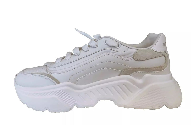 Dolce & Gabbana White Daymaster Low Top Men's Sneakers