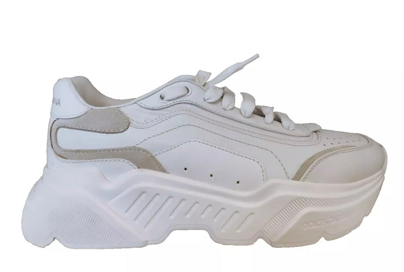 Dolce & Gabbana White Daymaster Low Top Men's Sneakers