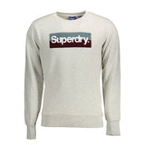 Superdry Gray Cotton Men Sweater - Effortless Style