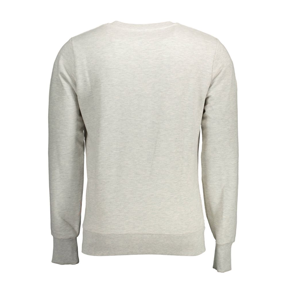 Superdry Gray Cotton Men Sweater - Effortless Style