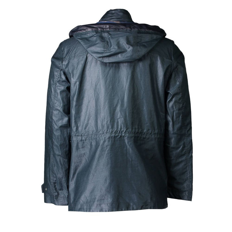 Geox Green Polyester Men Jacket - Modern Luxury Outerwear