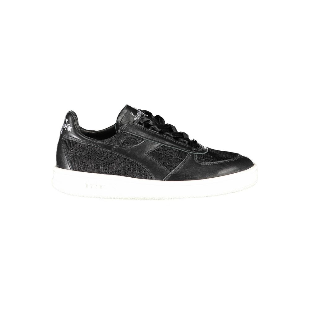 Diadora Black Fabric Sneaker - Élégance et Confort au Quotidien
