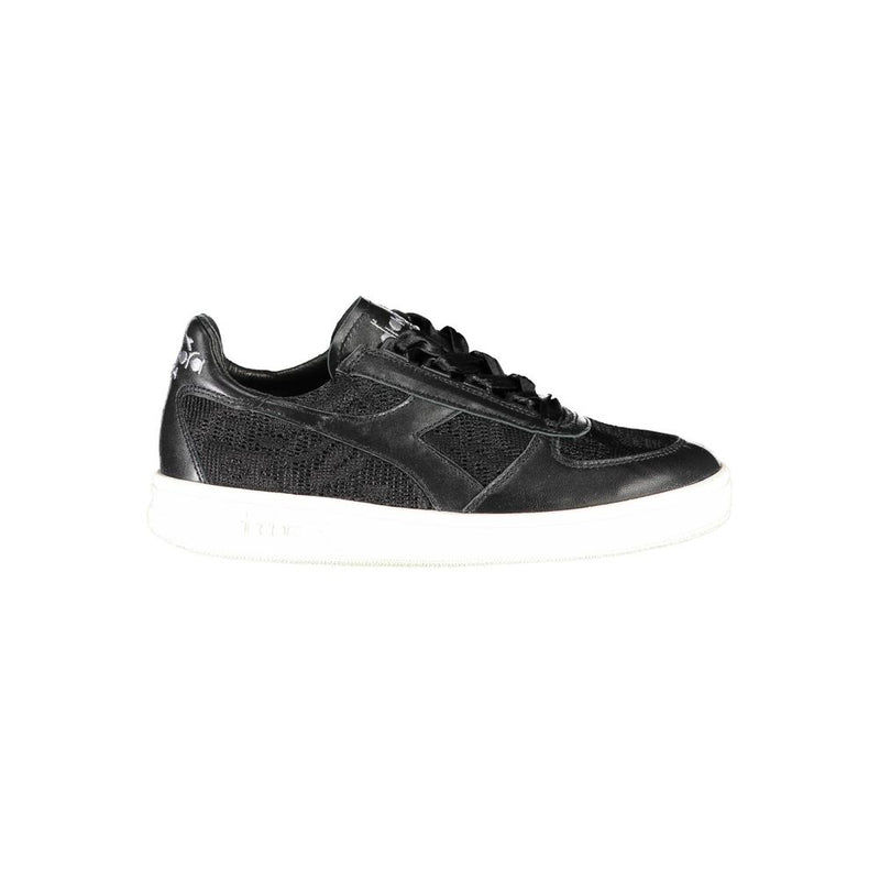 Diadora Black Fabric Sneaker - Élégance et Confort au Quotidien