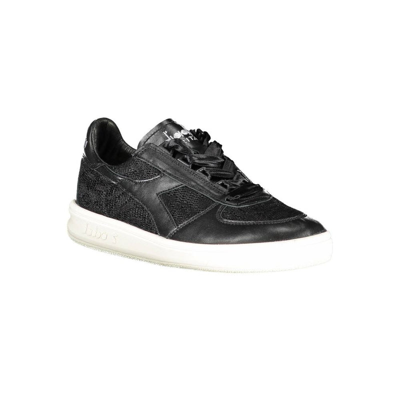 Diadora Black Fabric Sneaker - Élégance et Confort au Quotidien