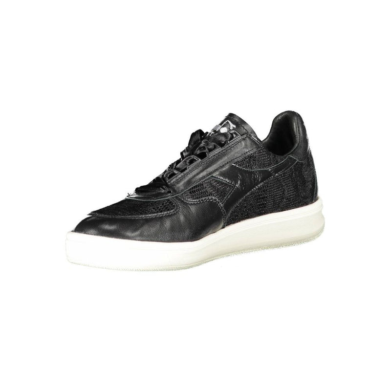 Diadora Black Fabric Sneaker - Élégance et Confort au Quotidien