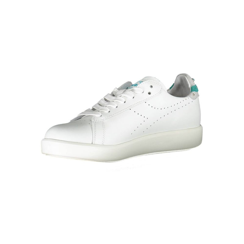 Diadora White Fabric Sneaker - Élégance et Confort