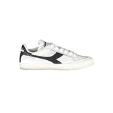 Diadora White Fabric Sneaker - Élégance et Confort au Quotidien
