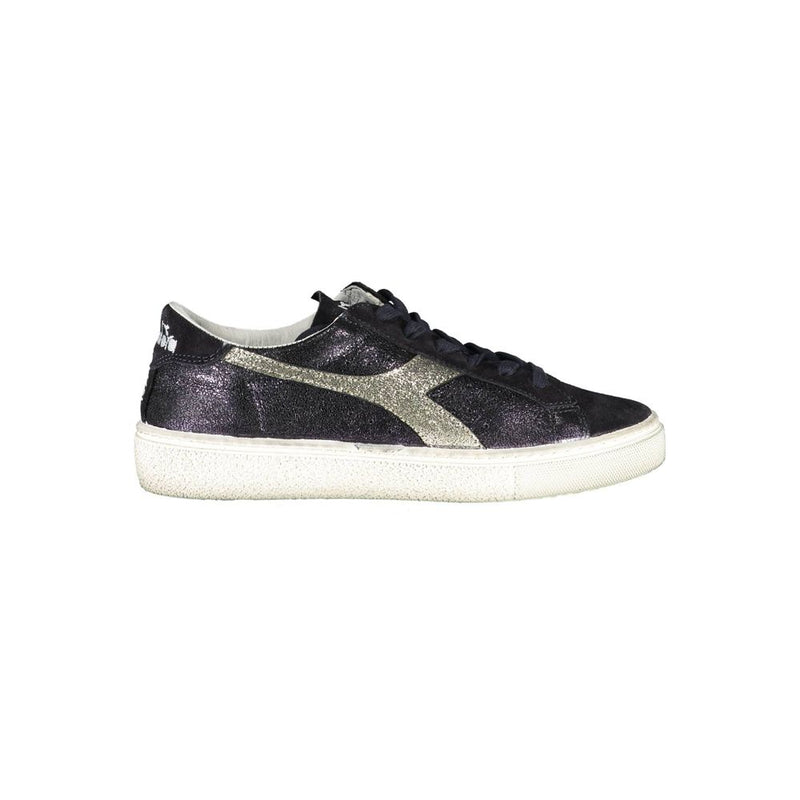 Diadora Black Fabric Sneaker - Stylish & Comfortable Footwear