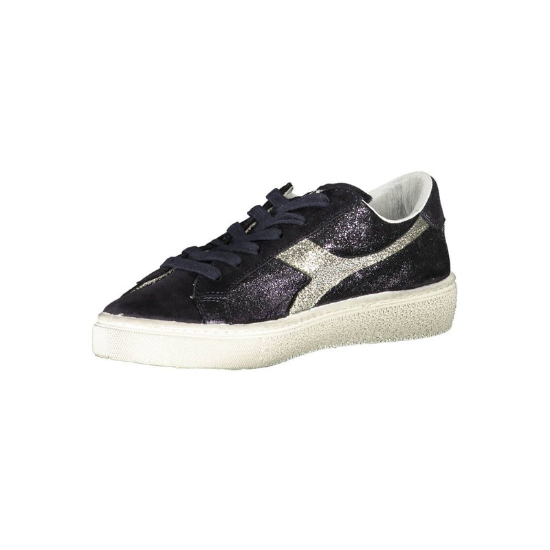 Diadora Black Fabric Sneaker - Stylish & Comfortable Footwear