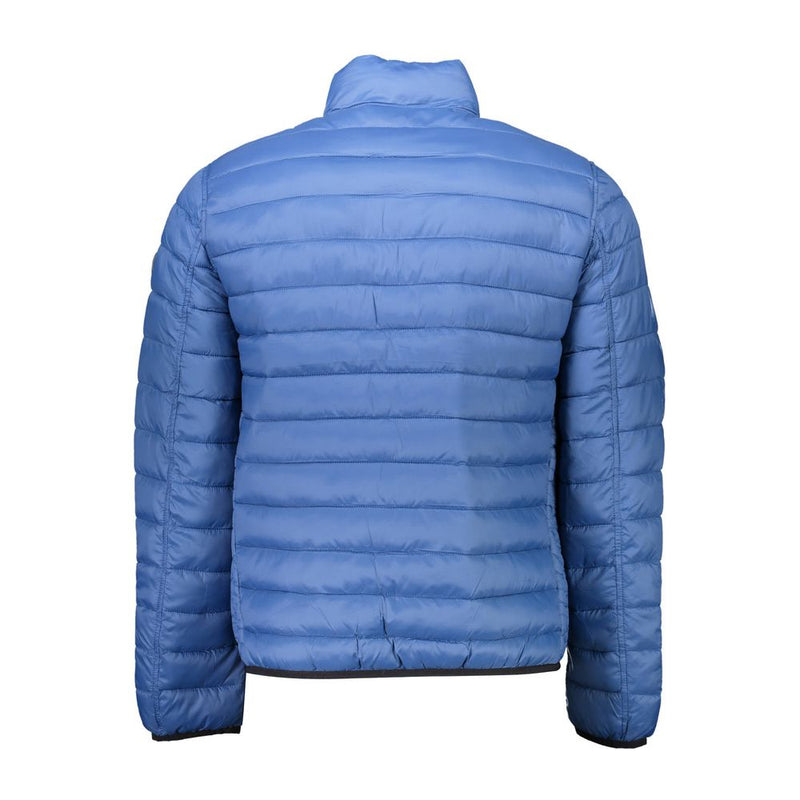 U.S. POLO ASSN. Blue Nylon Men Jacket - Reversible & Stylish